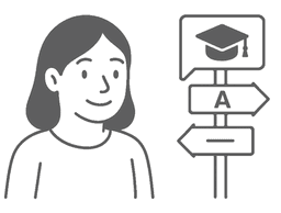 Person studying